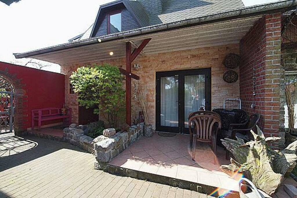 Hauseingang zur Ferienwohnung