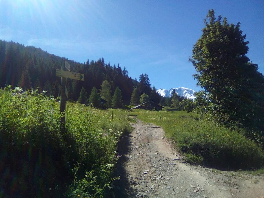 arrivé depuis chemin