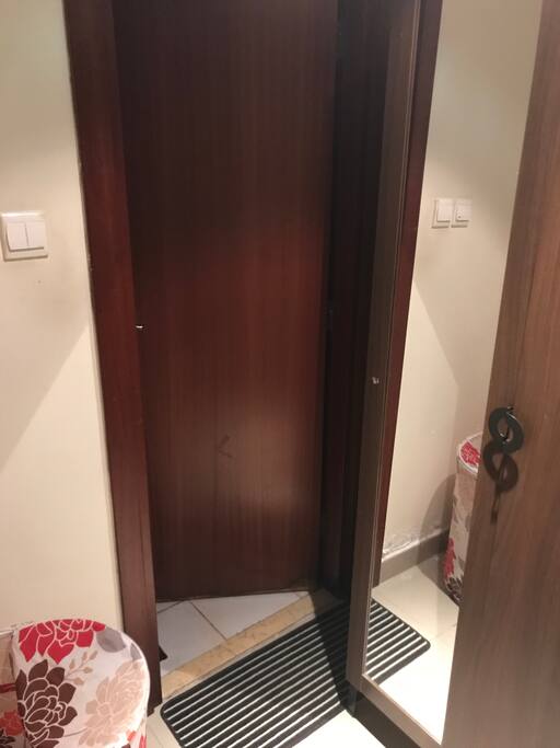 Bathroom and changing place