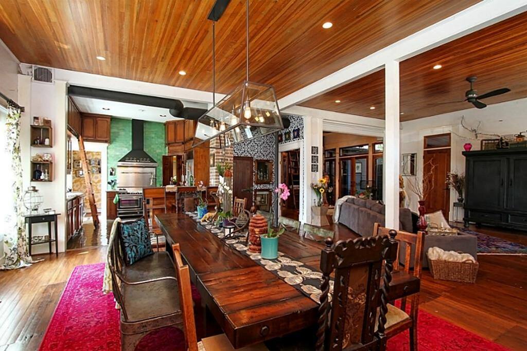 The house was designed for entertaining.