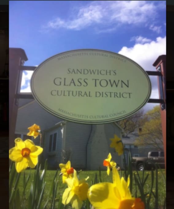 Sandwich Glass has earned a world wide reputation. The Sandwich Glass Museum is a must see.