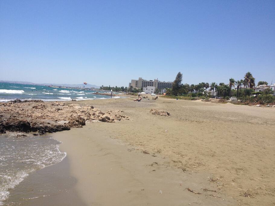 Walk to the beach nearby