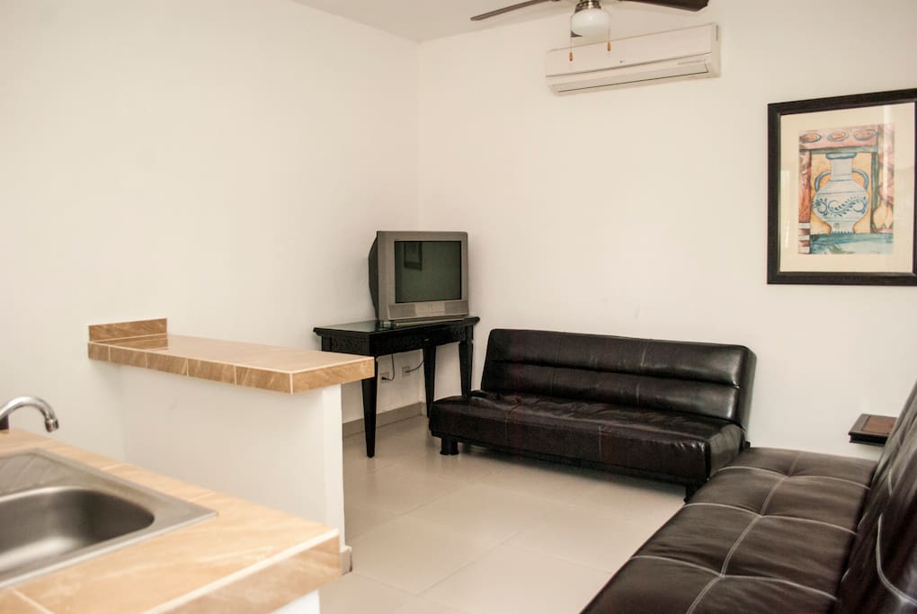 2 Sofa Beds in First Floor