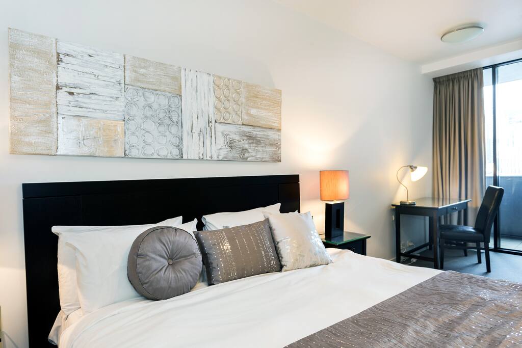 Master Bedroom With A Study Area