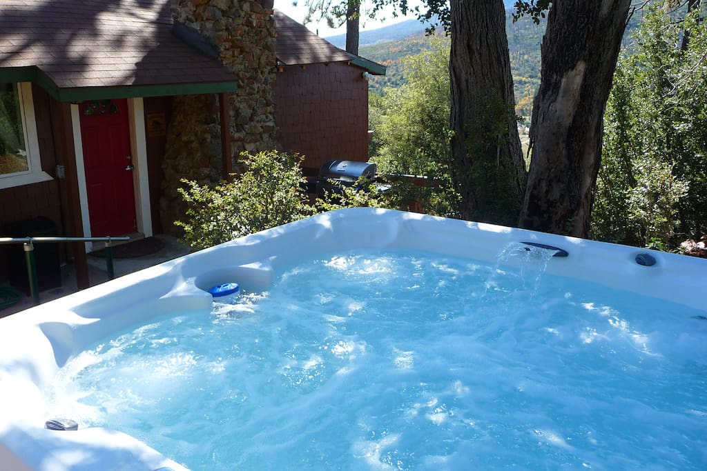 NEW SPA- Enjoy bubbling water, steam & massage jets of 6 person Spa. Just Relax.