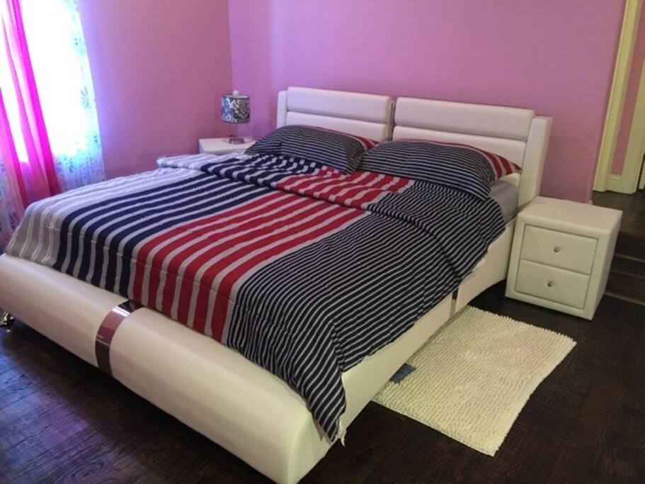Private King size bed room with private bath & big walk-in closet