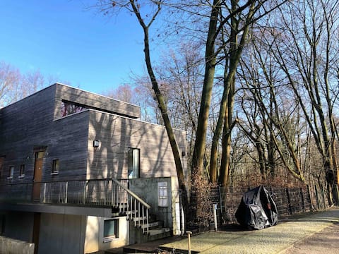 Quiet granny apartment in designer house with terrace