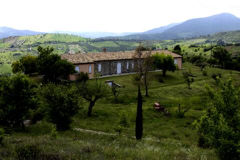 Renovated farm with sea view