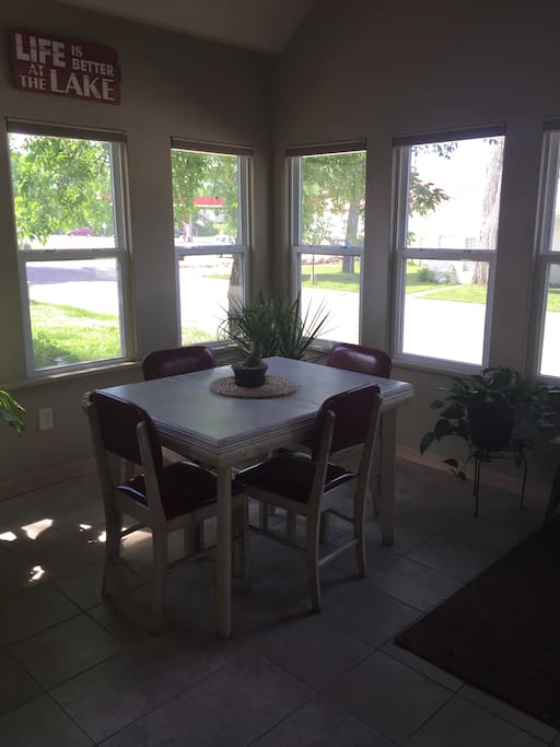Dining table.