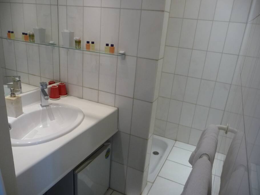 Salle douche en marbre