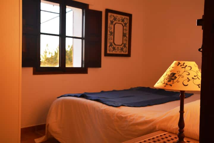 From the master bedroom you can sit in bed and enjoy the amazing views.