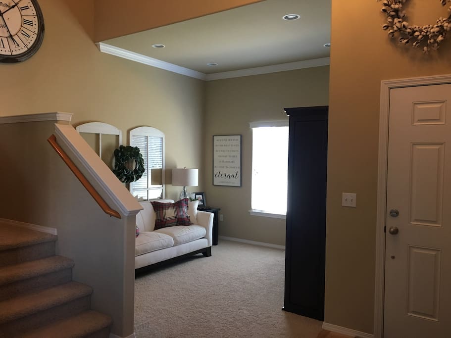 Entryway & Front Living Room