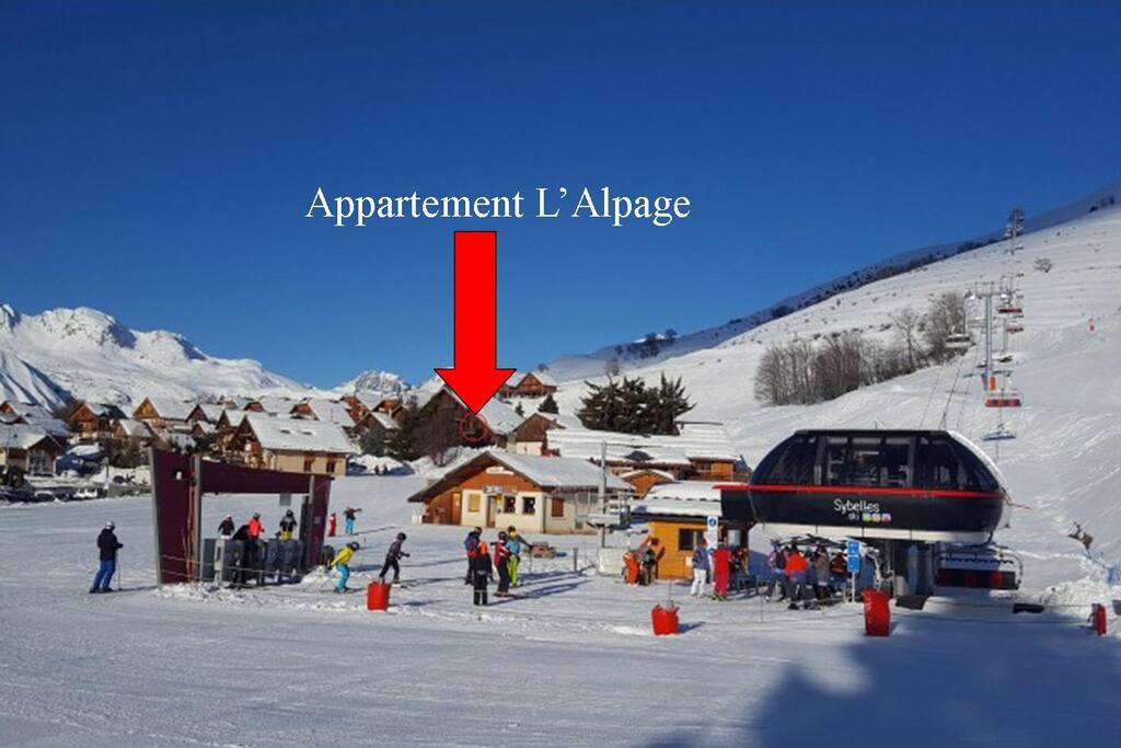 Appartement au pied des pistes de ski