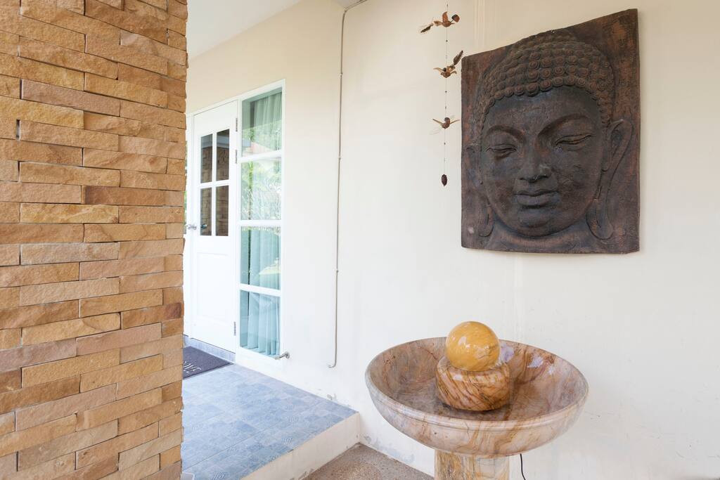 Entrance area to our vacation villa