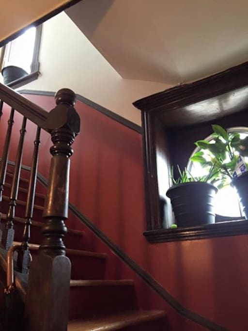 escalier pour monter à l'étage