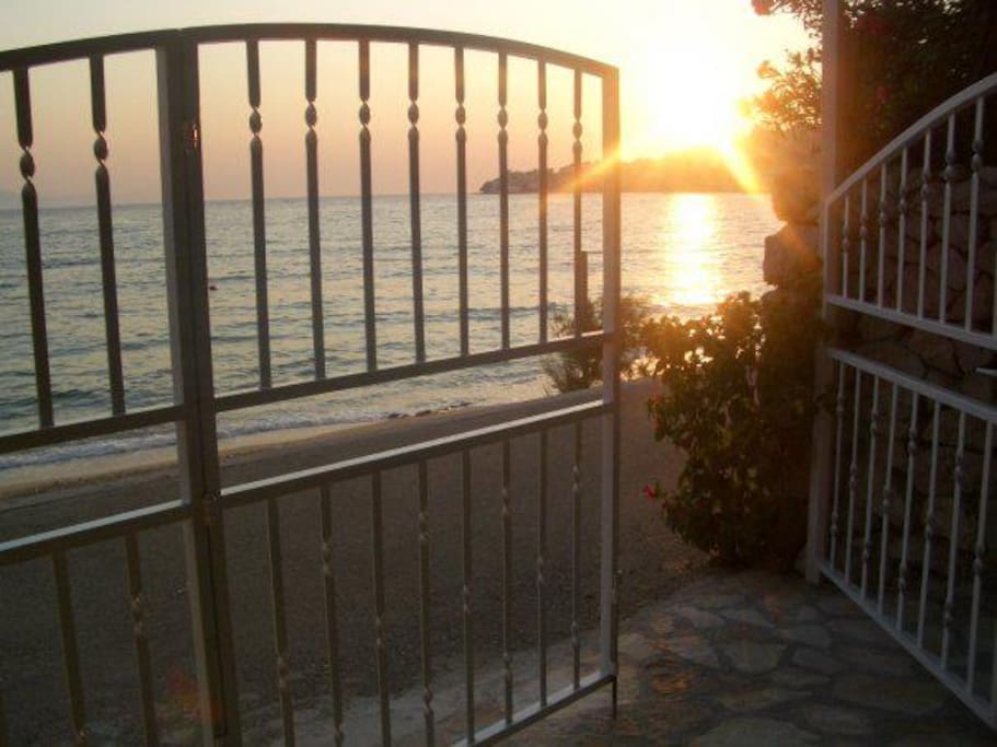 Gate to the house garden