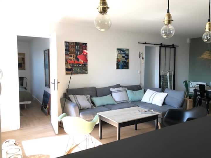 Appartement Ft De Mer, 6 Couchages, Parking Privé - Cabourg