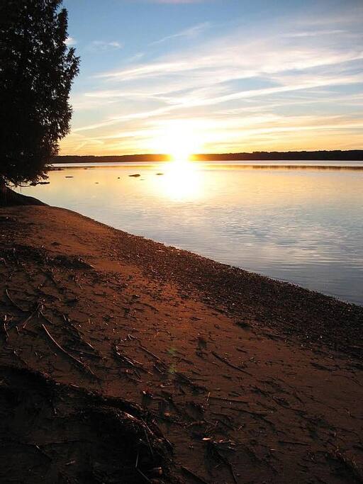 Spectacular Sunset from your private beach
