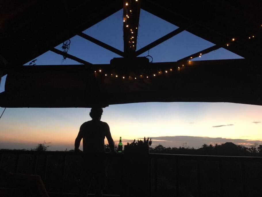 Sunset roof terrace Bintang!