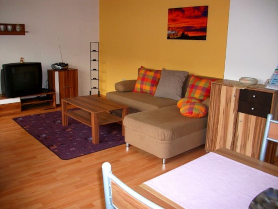Wohnzimmer bzw. 2. Schlafzimmer