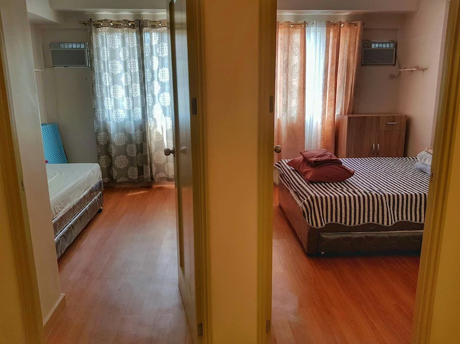 2 spacious bedrooms with additional pullout beds best for family and group of friends.