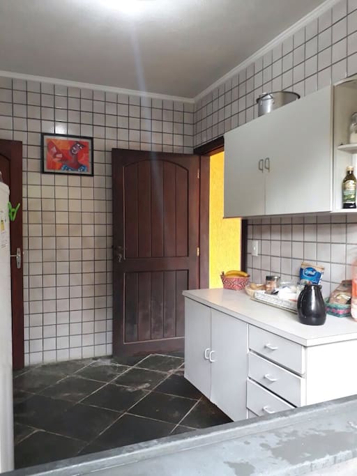 Entrada da cozinha.
