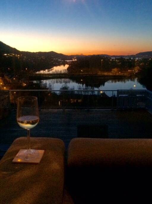 View from the livingroom
