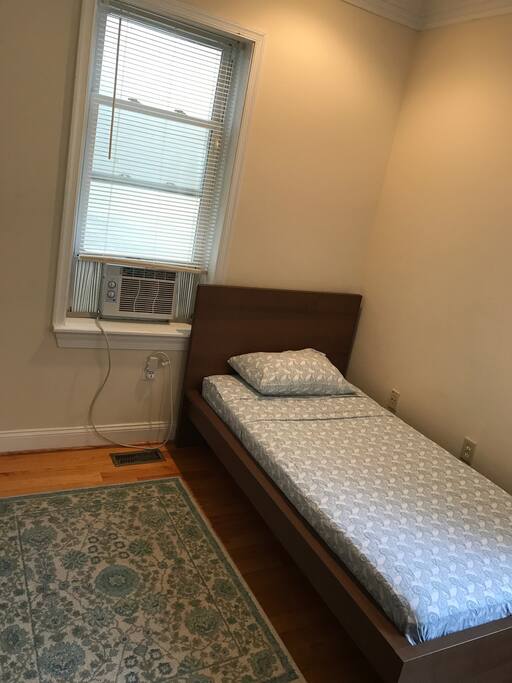 Twin sized bed.
