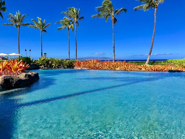 Wailea Beachfront Direct Ocean Views 4 Bd/3 Ba