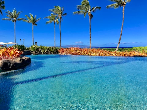 Wailea Beachfront Direct Ocean Views 4 Bd/3 Ba
