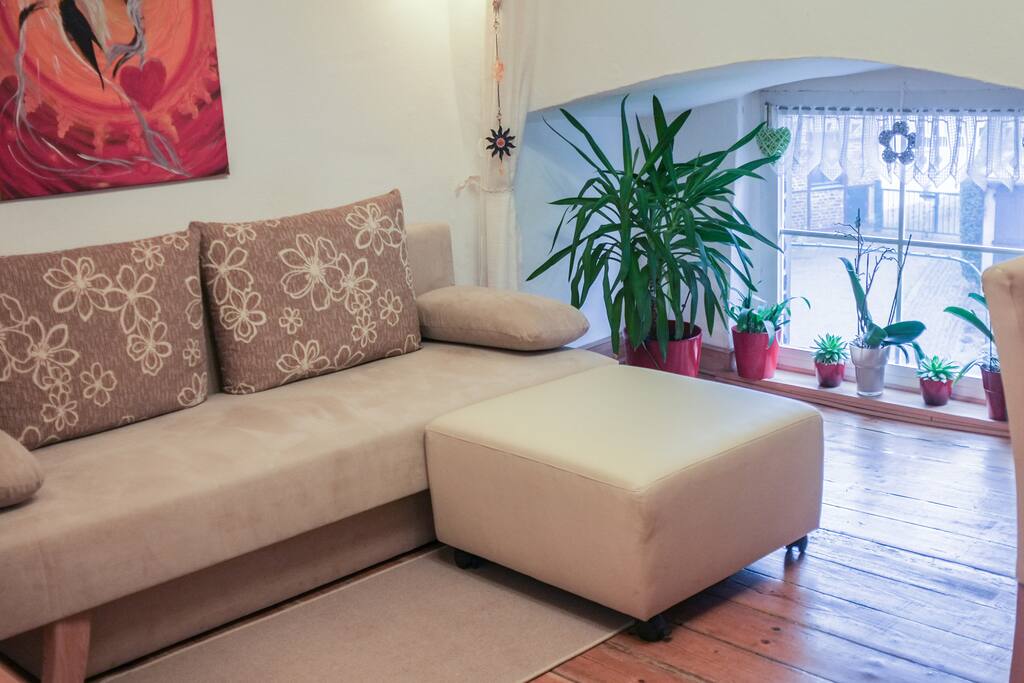 Wohnzimmer / Schlafcouch