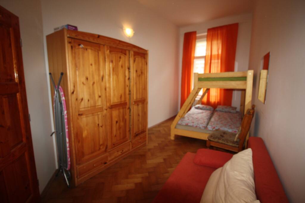 your Bedroom num. 2,3B1 - accomodates 5 people, SETTEE that cane be made as bed