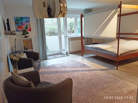 Complete apartment with private entrance.