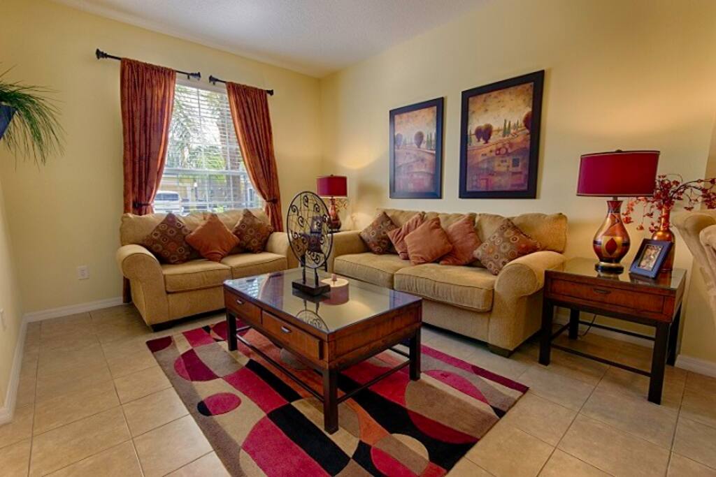 Reception Room - perfect to chill with a glass of wine and a god book.