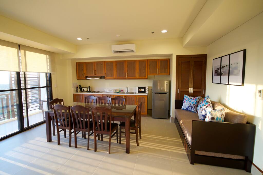 Kitchen and dining area