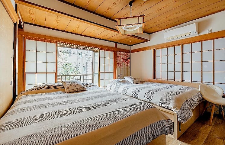 2 Rooms/whole rental/ueno/3 mins fr sta/6pax
