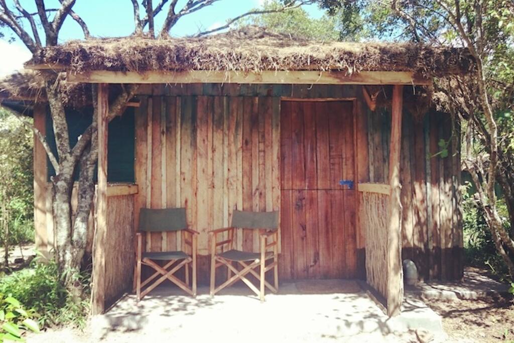 The verandah of the cottage