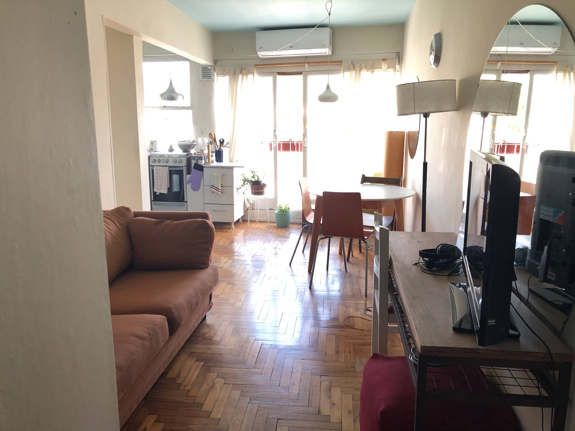 Apartamento de 1 quarto de 38 m² em Palermo