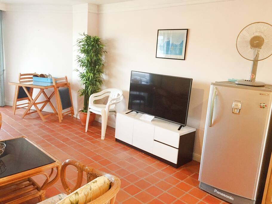 Large studio with Sea View from the balcony.