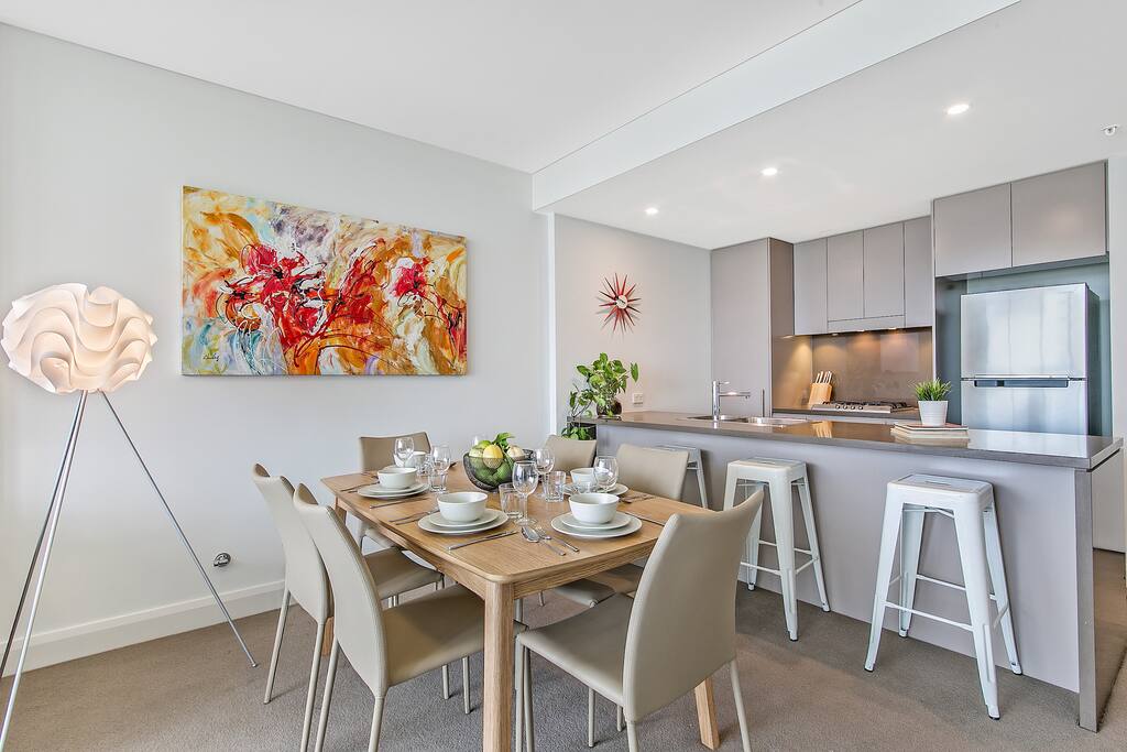 Artworks in Dining Area
