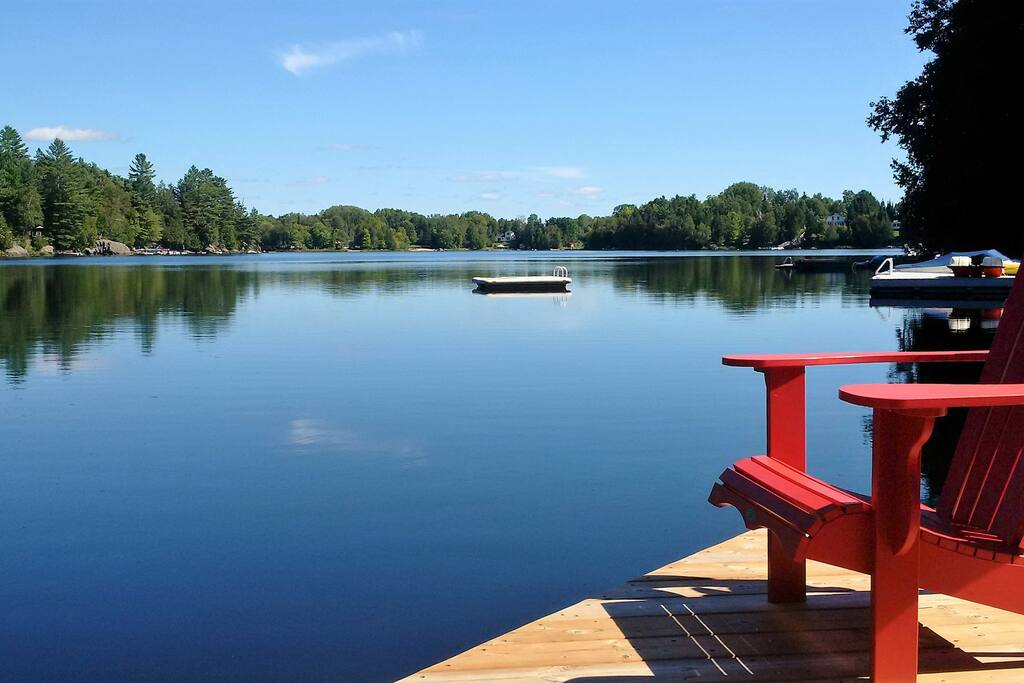 The water is almost always calm on Hudson's Bay in Whitestone Lake