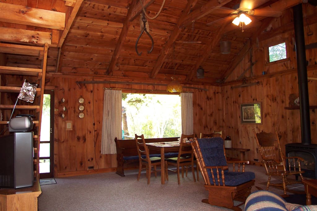 Cabin Living & Dining Room