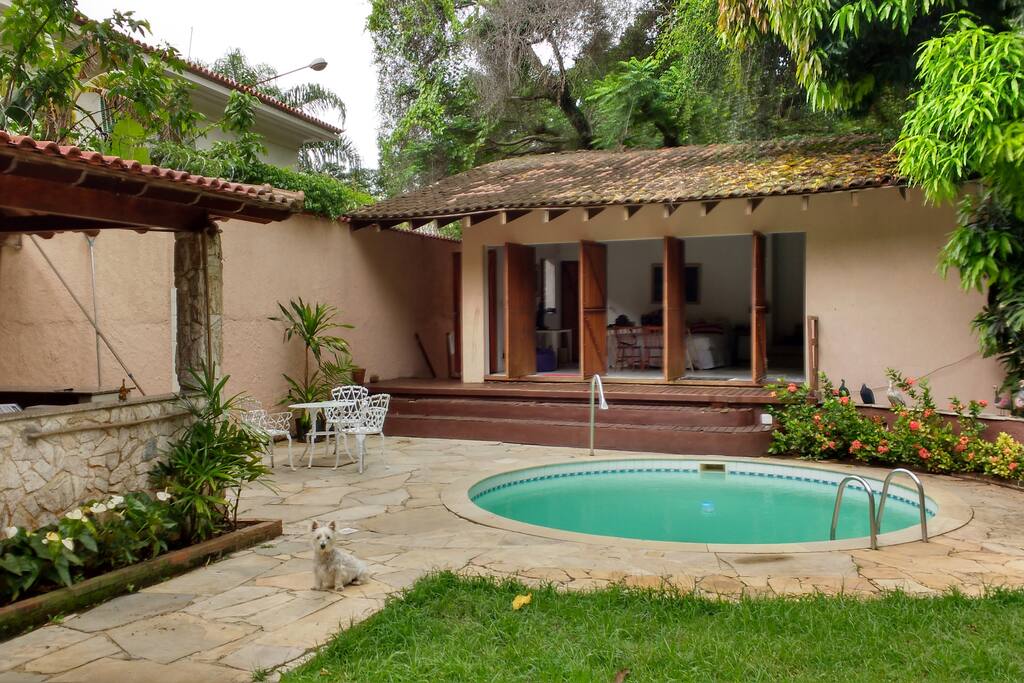 Fachada da casa da suíte master