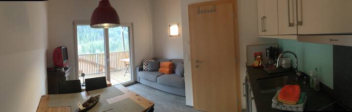 Helle, Moderne Terrassenwohnung Chasa Filli - Scuol