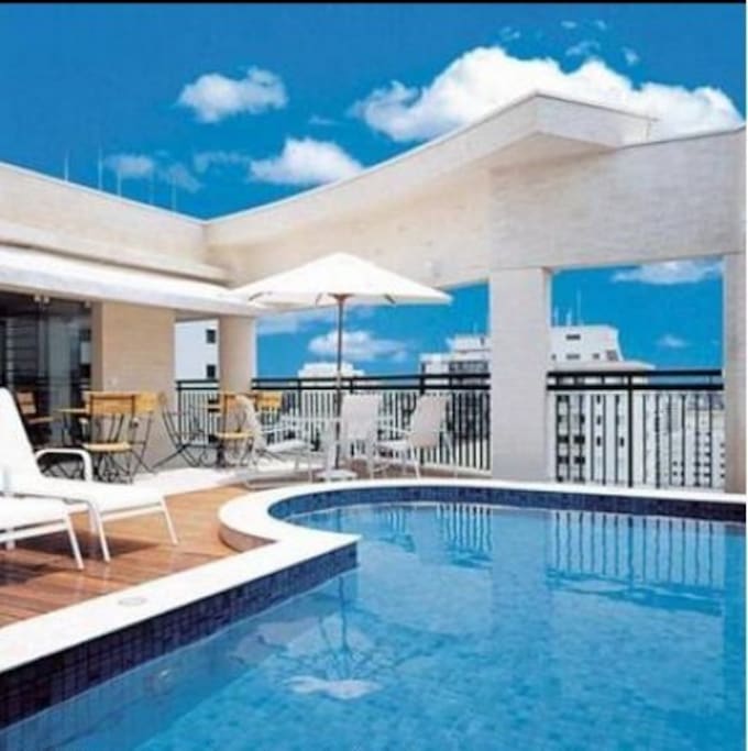 Nice rooftop pool