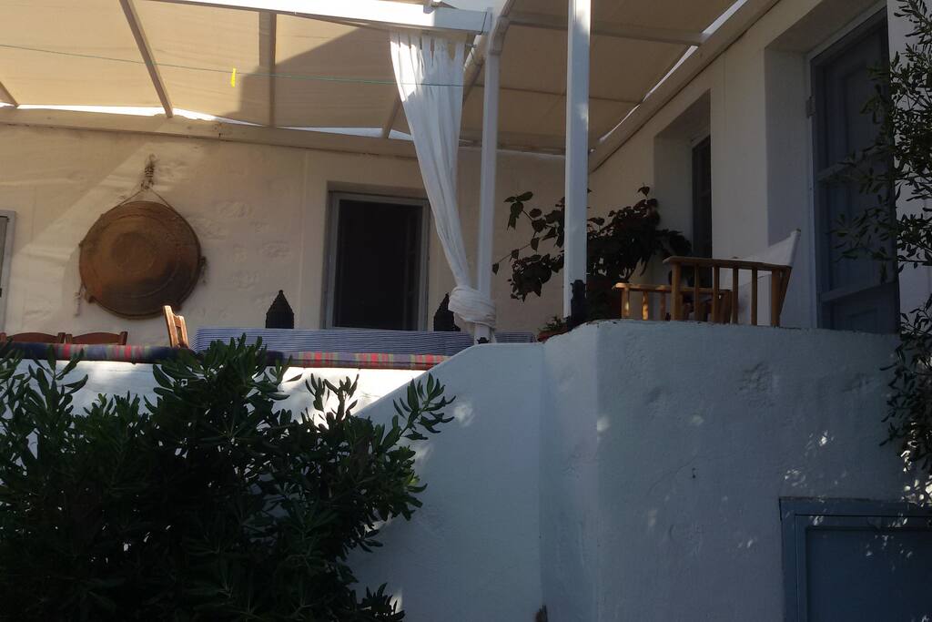 front terrace from the garden