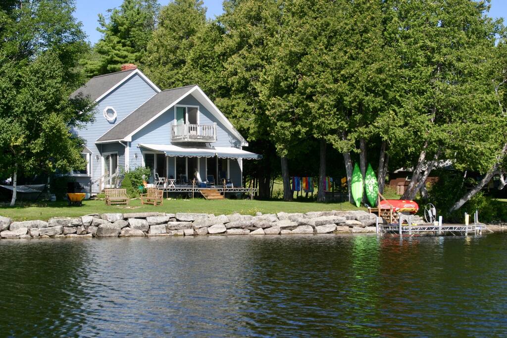 View of house form the lake