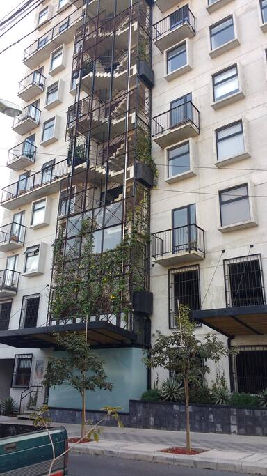 Vista externa del edificio