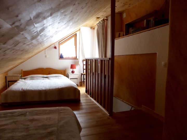 la chambre traversée