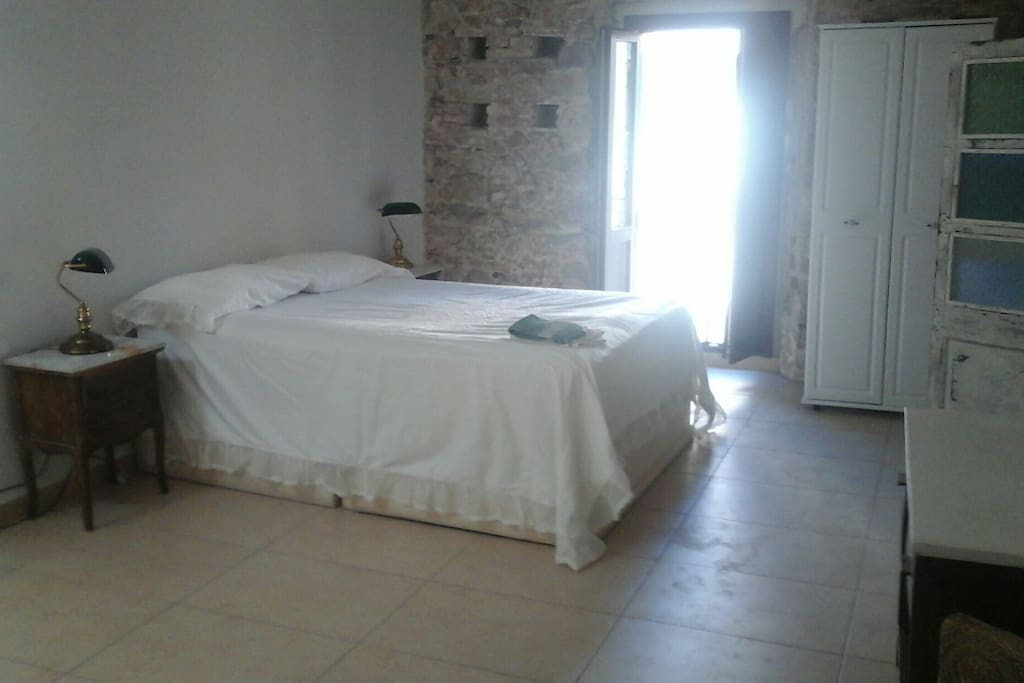 lovely double master suite with views onto the placa..